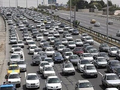 ترافیک سنگین در محور چالوس و آزادراه تهران-شمال