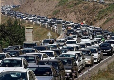 تردد 17 میلیون خودرو در محورهای برون شهری از ابتدای نوروز