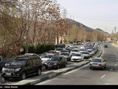 ترافیک سنگین در جاده چالوس/تردد روان در هراز و فیروزکوه