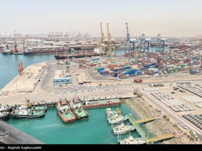 استقرار گمرک در  درب ورود بندر شهید رجایی