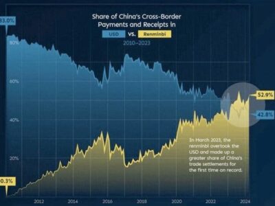 چرخش تاریخی در اقتصاد جهان/سهم طلا از ذخایر جهانی 24% ، سهم اوراق آمریکا 23%